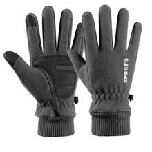 Women's Winter Ski Gloves Men Cycling Bike Gloves Thermal Polar Fleece Gloves Cold Wind Waterproof TouchScreen Warm Skiing Mitten