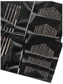 55pcs Stainless Steel Hand Sewing Needles, Easy To Thread, Sewing Tools