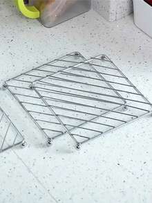 不锈钢厚丝网火锅垫桌 - 彩色 - 查看 4