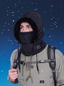 JOYLORD 1pc Men's Winter Hat, Mask & Neck Warmer 3-In-1 Set, Thermal Lined Warm Face Cover, Earflap Trapper Hat For Cycling, Skiing