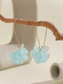 1 Paar hochwertige Ohrringe mit Blütenblättern und kugelförmigen Anhängern, ideal als Valentinstag, Mutter, Muttertag Geschenk