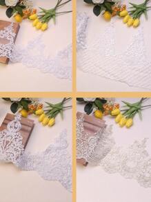 Dòng ren xương rộng cổ điển - Thêu lưới ren, Kim sa pha lê, Dây thừng mềm, Chỉ kim loại, Dùng để may quần áo, váy, rèm cửa, khăn trải bàn và phụ kiện DIY - nhiều màu - Xem 1