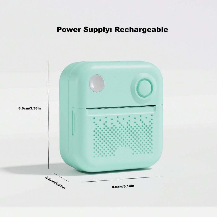 Portable Wireless Mini Printer, Label Sticker Printer, Photo Printer