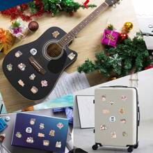 500Pcs Cat Stickers Roll Vinyl Stickers For Scrapbook Journaling Laptop Bumper Skateboard Water Bottles Computer Phone Cartoon Anime - Multicolor - View 5