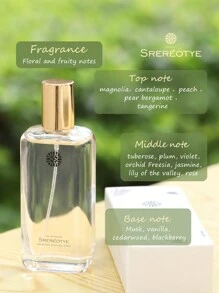 SREREOTYE 50毫升 SRERÉOTYE 浪漫邂逅香水喷雾，持久留香，约会之夜礼物，身体喷雾，清新花香，礼盒包装 - 花卉印花 - 查看 4