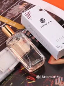 SREREOTYE 50毫升 SRERÉOTYE 浪漫邂逅香水喷雾，持久留香，约会之夜礼物，身体喷雾，清新花香，礼盒包装 - 花卉印花 - 查看 5