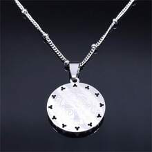 HNSP 圣本笃会 不锈钢金银吊坠项链，女士、男士珠宝 宗教配饰 - 項鍊 - 查看 6