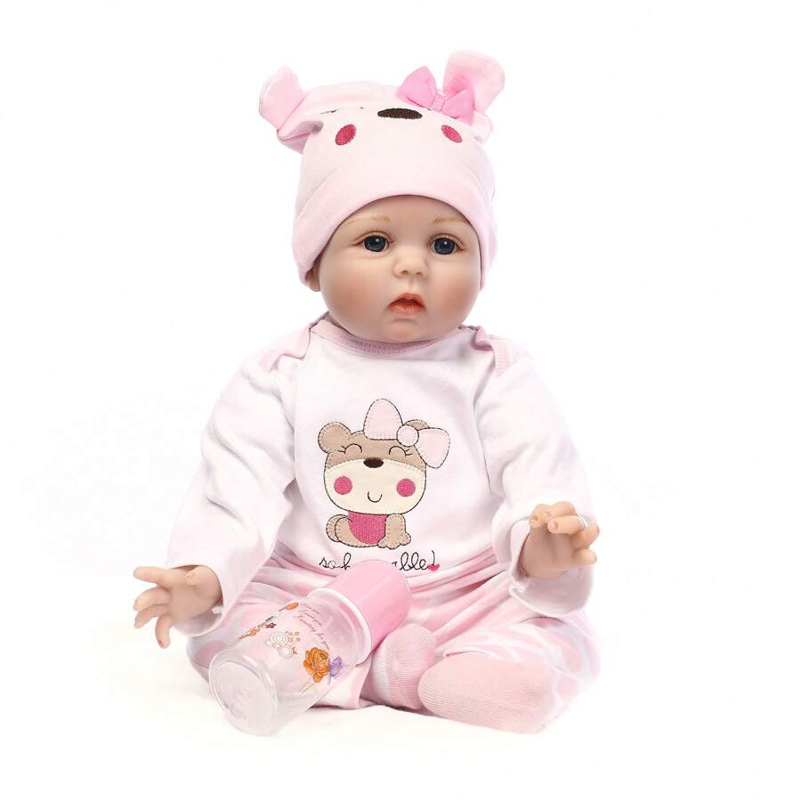 Reborn Doll Girl Simulated Doll Realistic Soft Vinyl Newborn Doll