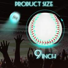 Light Up Baseball, Glow In The Dark Baseball, Perfect Baseball Gifts For Boys, Girls, Adults, And Baseball Fans, Official Baseball Size And Weight