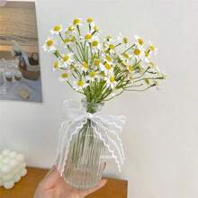 Small White Daisy Flowers Artificial, Fake Daisies, Spring Wild Flower For Party Decor (Vase Not Included), Valentine's Day, Gifts Birthday Graduation, Fall Decor, Autumn