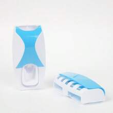 Best Selling Creative Automatic Washing Set Of Toothpaste Squeezer Toothbrush Holder - Blue - View 4