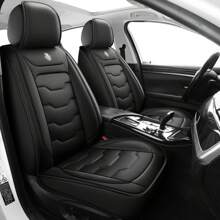 New PU Leather Car Seat Cover, Breathable And Waterproof Artificial Leather Car Seat Cover, Suitable For 5-Seater Car SUV Small Pickup 5-Seater Sedan, 5-Seater Car Protective Seat Cover For All Seasons (5 Colors Optional)