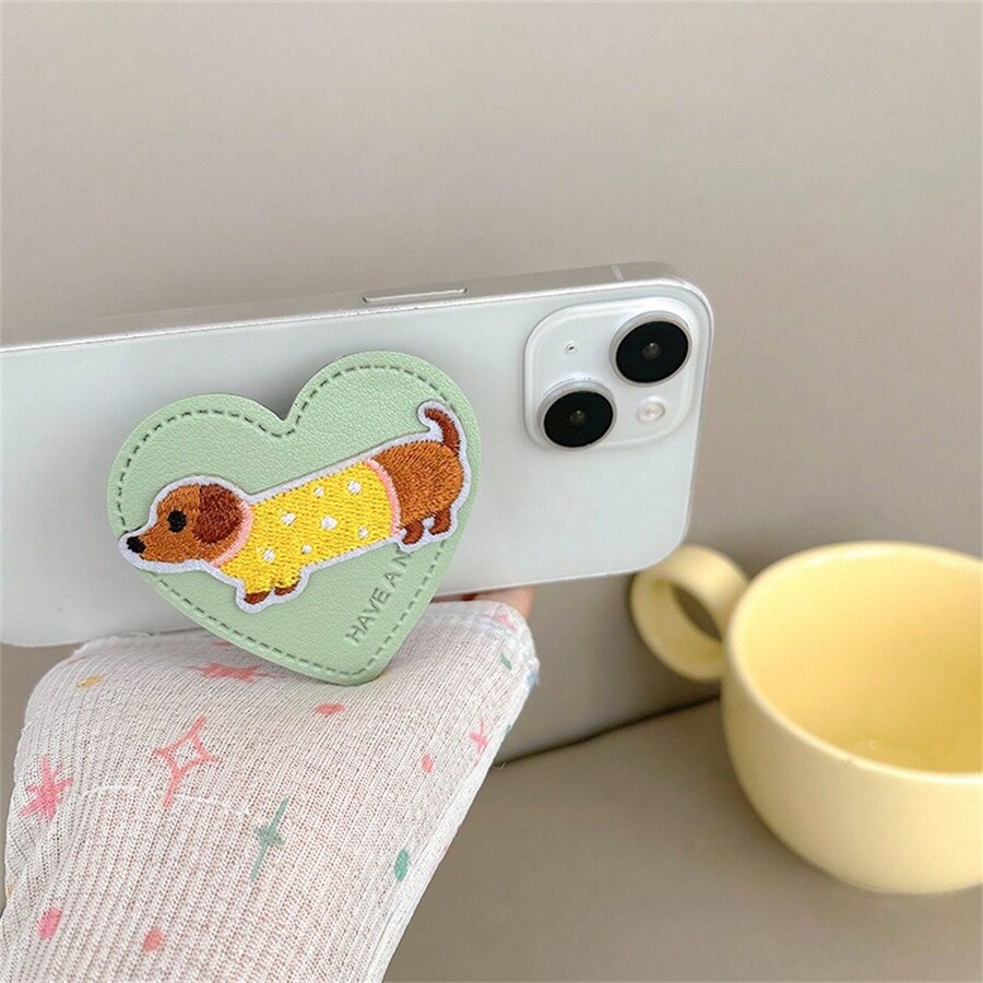 Cartoon Mobile Phone Air Bag Support Back Stick Can Be Retractable Care