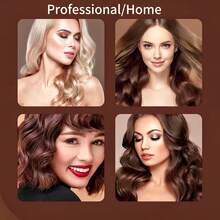 新款造型发刷，男女通用木质滚筒刷，沙龙专业卷发圆刷，发型梳，锥形滚筒刷 - 彩色 - 查看 5