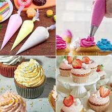 100pcs Disposable Piping Bags For Cake Decorating - Perfect For Icing, Frosting & Cookies - Essential Baking Tools & Kitchen Accessories Back To School - Transparent - View 4