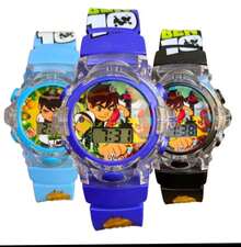 Digital Children's Watch With Light And Sound New - 黑色 - 查看 2