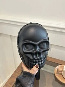 新款个性刘海钉万圣节骷髅大容量单肩女士时尚背包欧美百搭女式西式钱包