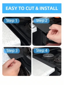1 件 Forlivese 厨房硅胶盖，防油密封胶带厨房硅胶炉灶盖，易清洁耐热宽长间隙填充物，密封柜台、炉灶、烤箱、洗衣机和烘干机之间的溢出物（21 英寸，黑色） - 彩色 - 查看 8