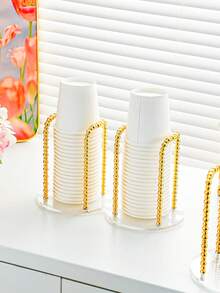 1 chiếc Giá để cốc giấy dùng một lần, Trụ kim loại, Nhỏ gọn và Tiện lợi, Thích hợp cho Gia đình, Văn phòng, Quán cà phê và Khách sạn - Nhiều màu - Xem 11