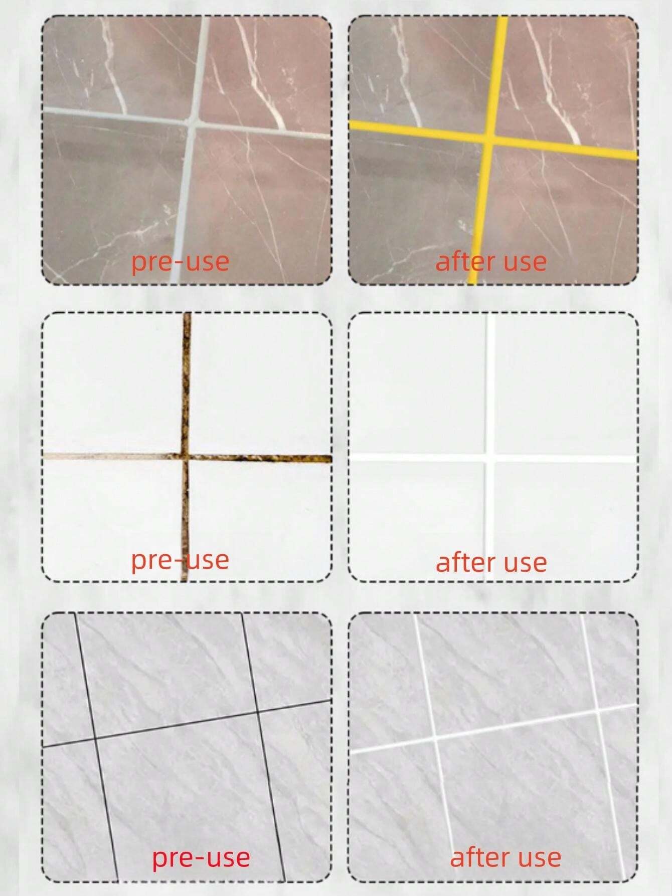 Tile Grout Pens, Wall And Floor Tile Crack Repair Pens, Marker Pens SHEIN