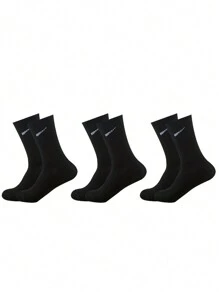 2 قطعة/3 قطع/5 قطع/10 قطع جوارب طاقم أسود وأبيض ورمادي للجنسين، جوارب بأسلوب بسيط متناسق مع جميع المناسبات لجميع الفصول، خريف - متعدد الألوان - مشاهدة 7