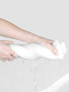 1/2件/套一次性浴巾和毛巾套装，适用于露营、健身房、酒店、旅行必备品、浴室用品 - 彩色 - 查看 5