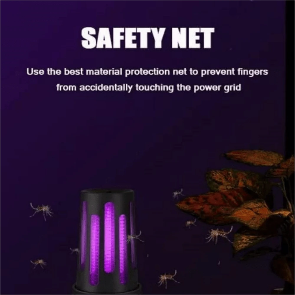 1Pc Quiet Electric Mosquito Repellent Lamp NonRadiative, PlugIn Bug