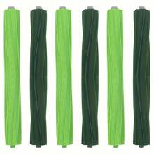 Replacement Parts Roller Brushes Compatible With IRobot S9 (9150) S9+ S9 Plus (9550), Vacuum Cleaner Replacement Accessory, 6 Rubber Brush - Green - View 1
