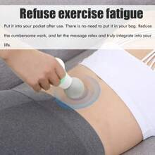 New Mini Massager Muscle Relaxation Fascia Gun Home Vibration Massage Instrument Mini Convenience Jiefascial Apparatus 300mAh