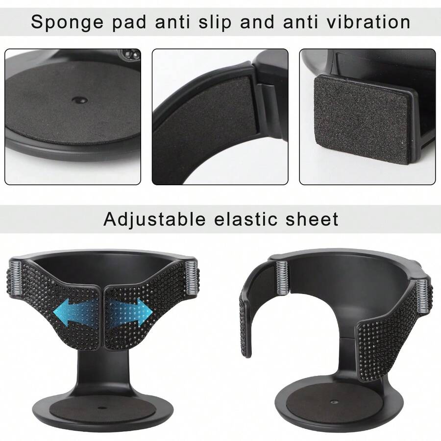 1pc Car Air Vent Cup Holder Hook, Multifunctional Drink Bottle Stand