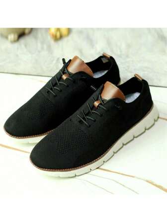 Men's Comfortable Lightweight Breathable Slip-Resistant Wear-Resistant All-Season Outdoor Sports Shoes