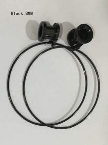 CIZME 2Pcs/Pair Stainless Steel Screw Ear Tunnels Large Hoop Dangle Ear Plugs Expander 4-20mm Gauges For Ears Stretcher Piercing(Silver/Gold/Black/Rose Gold) - Multicolor - View 23