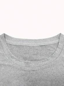Women's T-Shirt T Shirt Various Colors 100% Cotton Flork Desperate Amazed Meme - 灰色 - 查看 3