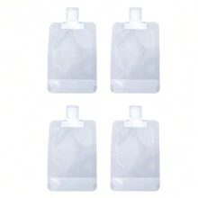 6入組/3入組30毫升/50毫升/100毫升化妝品可裝袋和乳液擠壓瓶，方便旅行