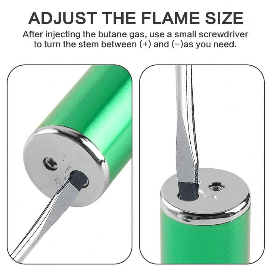 Windproof Torch Lighter Click Butane Gas Refillable Free In Assorted