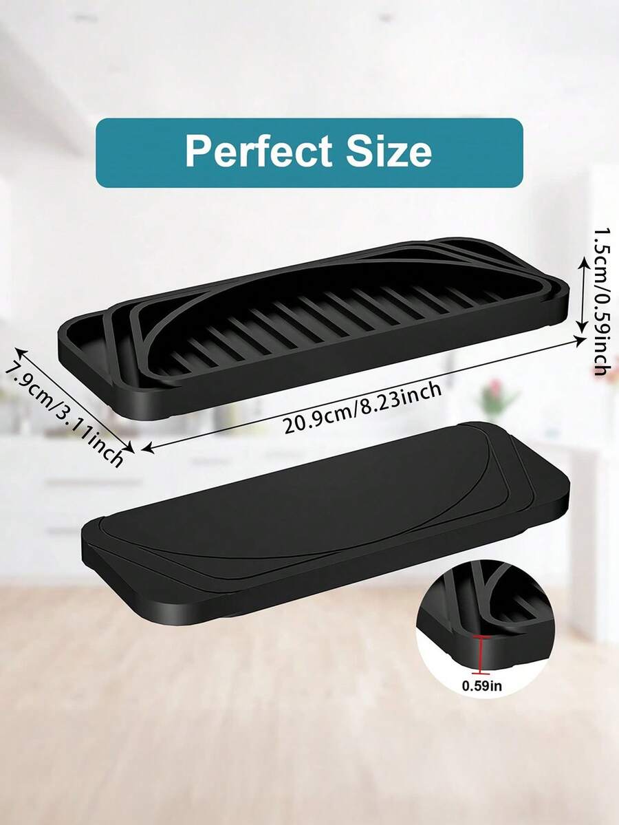 Silicone Refrigerator Drip Catcher Tray Water Dispenser Drip Tray