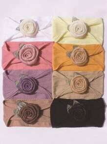 1pc Children Headband, New Fashionable Baby Flower Headband, Soft & Comfortable, Suitable For Infant & Toddler Decorative Accessory
