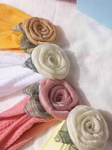 1pc Children Headband, New Fashionable Baby Flower Headband, Soft & Comfortable, Suitable For Infant & Toddler Decorative Accessory