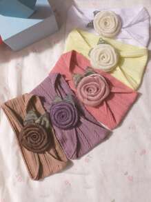 1pc Children Headband, New Fashionable Baby Flower Headband, Soft & Comfortable, Suitable For Infant & Toddler Decorative Accessory