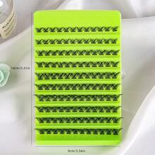 MEM 120pcs Mink Lash Extensions C Curl Natural Thick Individual Eyelash Extension Beauty DIY Tools For Dramatic & Natural Look - 黑色 - 查看 6