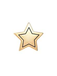 1 chiếc trâm cài áo kim hình ngôi sao năm cánh phong cách tối giản chống chói cho cổ áo khoác và vest - A - Xem 7