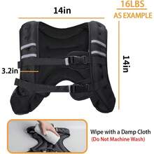 Weighted Vest - 黑色 - 查看 5