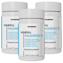 Natunectar KIT 3 Magnesium 5x1 - Magnesium Chelate, Magnesium Oxide, Magnesium Malate, Magnesium Taurate, Magnesium Ascorbate - 其他 - 查看 1