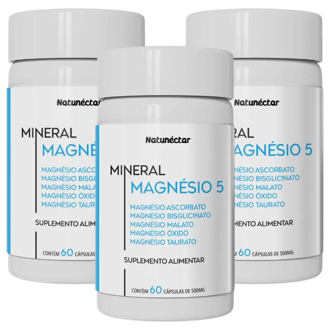 Natunectar KIT 3 Magnesium 5x1 - Magnesium Chelate, Magnesium Oxide, Magnesium Malate, Magnesium Taurate, Magnesium Ascorbate - 其他 - 查看 1
