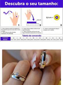 Gold Square Ring Flat Stainless Steel Antiallergic Unisex Female Male Thin Ring - 金色 - 查看 4