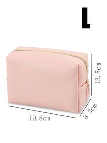 1 件八角形化妆包旅行便携式盥洗包防水方形收纳袋大容量时尚盥洗包手提包沐浴淋浴包多功能化妆品收纳袋便携式化妆品刷收纳包带拉链封口旅行必需品健身露营度假必需品度假配件旅行配件邮轮 - 彩色 - 查看 12