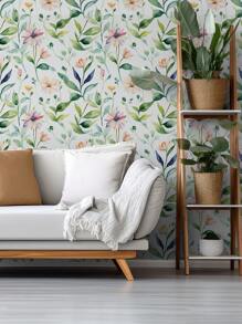 1 Cuộn Giấy dán tường họa tiết cây xanh, hoa, hoa đào, lá lưng rùa được sơn dày phong cách cổ điển, hiện đại và đơn giản, thích hợp trang trí nhà cửa, tủ bếp, bàn, ghế, phông nền phòng, cải tạo nhà cửa, tự làm, chống thấm nước, chống ố, chống rách, không thấm nước, dễ vệ sinh, tự dính, bóc ra và dán giấy dán tường, giấy dán tường, giấy dán tường cải tạo, tấm tường bóc ra, giấy dán tường, giấy dán tường, vật dụng trang trí mùa xuân làm mới ngôi nhà của bạn, miếng dán trang trí Rama - Nhiều màu - Xem 4