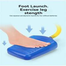 Đồ chơi phóng tên lửa xốp cho trẻ em, phóng tên lửa Sky Rocket chạy bằng bước chân, đồ chơi giải tỏa căng thẳng tương tác cho bé trai và bé gái (Màu tên lửa ngẫu nhiên) - Nhiều màu - Xem 6