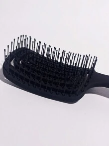 1pc Black Boar Bristle Hair Comb - Flexible Styling Brush For Voluminous Curly/Dry/Wet Hair, Hair Brush, Comb, Hair Tools, Hair Products And Accessories For Barber Salon Beauty Travel Essentials, Back To School, Travel Holiday Essentials, Hair Accessories For Women, Brush, Hair Brushes, Hair Brush, Detangling Brush, Ball Brush, Mini Hair Brush, Hair Brush Set, Wooden Comb, Hair Brush, Mini Hair Brush, Detangling Brush, Hair Brushes, Curly Hair Brush, Hairdressing Equipment,Hair Brush,Slick Back Brush,Styling Brush,Curly Hair Brush,Edge Brush,Hair Comb,Brush Hair,Hair Brush Set,Comb Hair,Comb For Curls,Detangling Brush,Hair Brush For Women,Hair,Travel,Hair Products,Hair Tools,Hair Stuff,Barber,Barber Accessories,Barbershop,Hairdressing Equipment