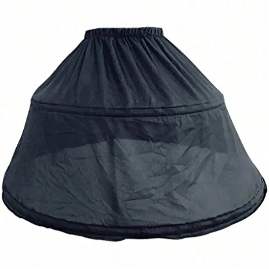 Women's 2 Hoops Pannier Petticoat Crinoline Underskirt Slip SHEIN